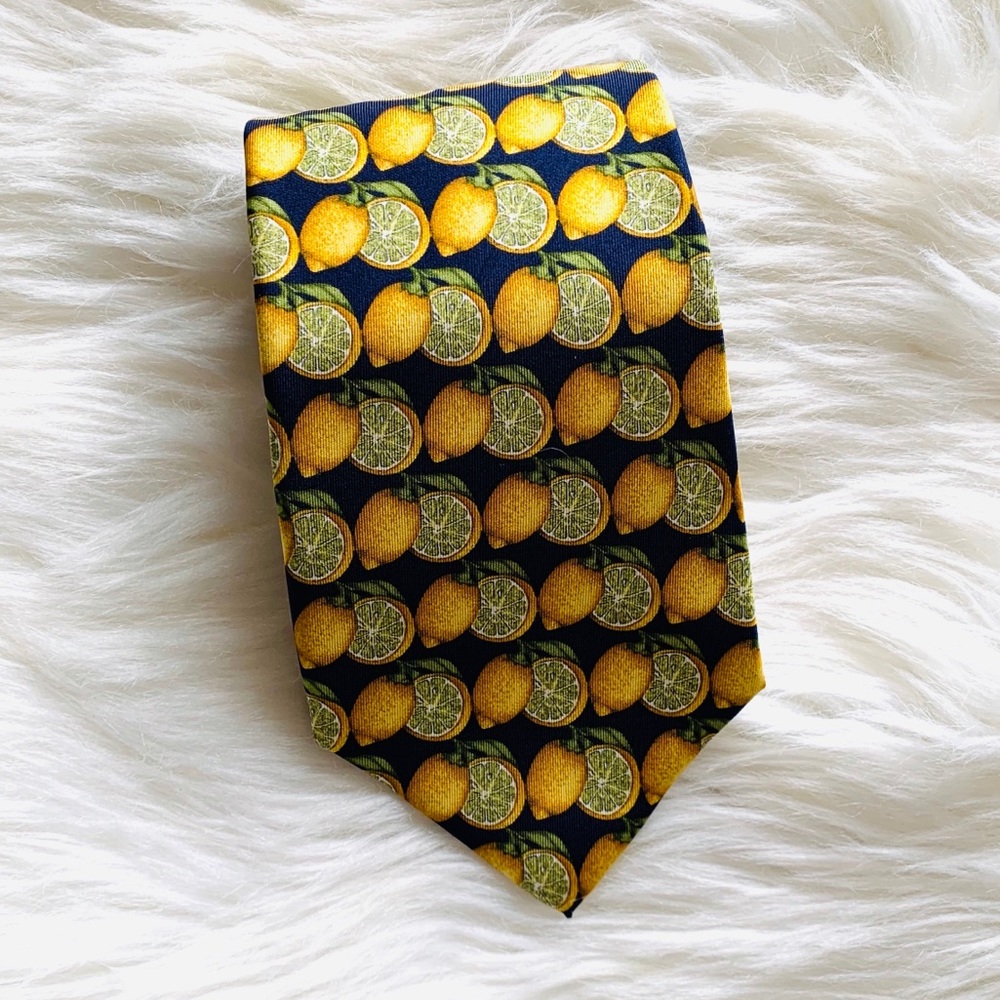 Gucci silk tie | Lemon print - Picture 1 of 6